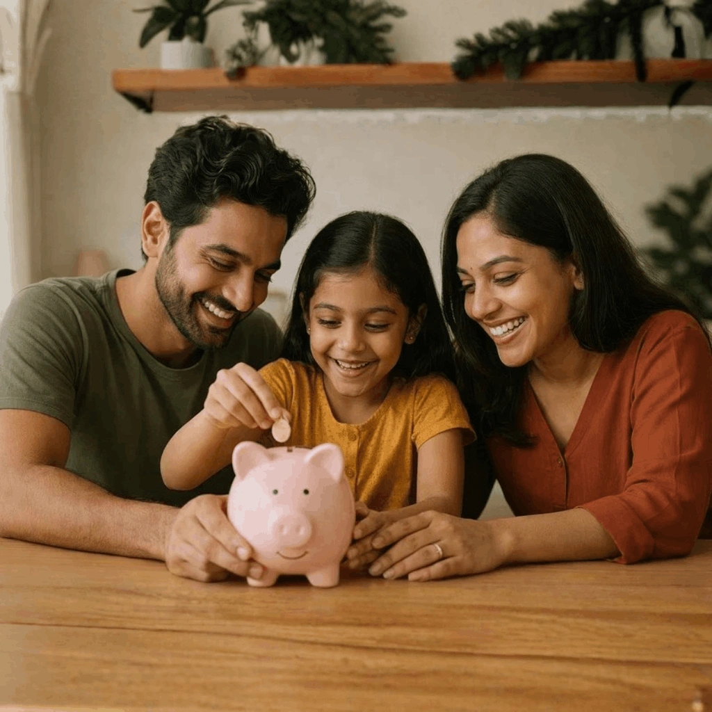 Family covered under best health insurance in Madurai at ₹10/day